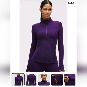 Lululemon Luon Define Purple Zip-Up Jacket Size 12